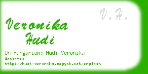 veronika hudi business card